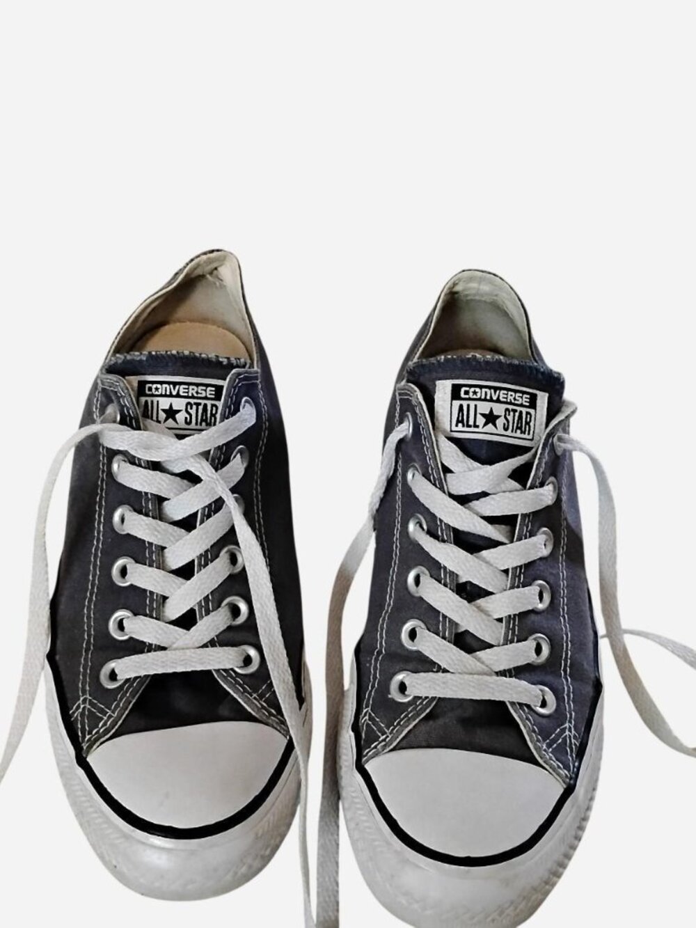 Converse All Stars Grey Lowtop Sneakers Used